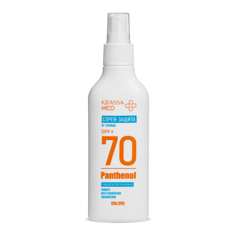 KRASSA MED пантенол Солнцезащитный спрей SPF 70