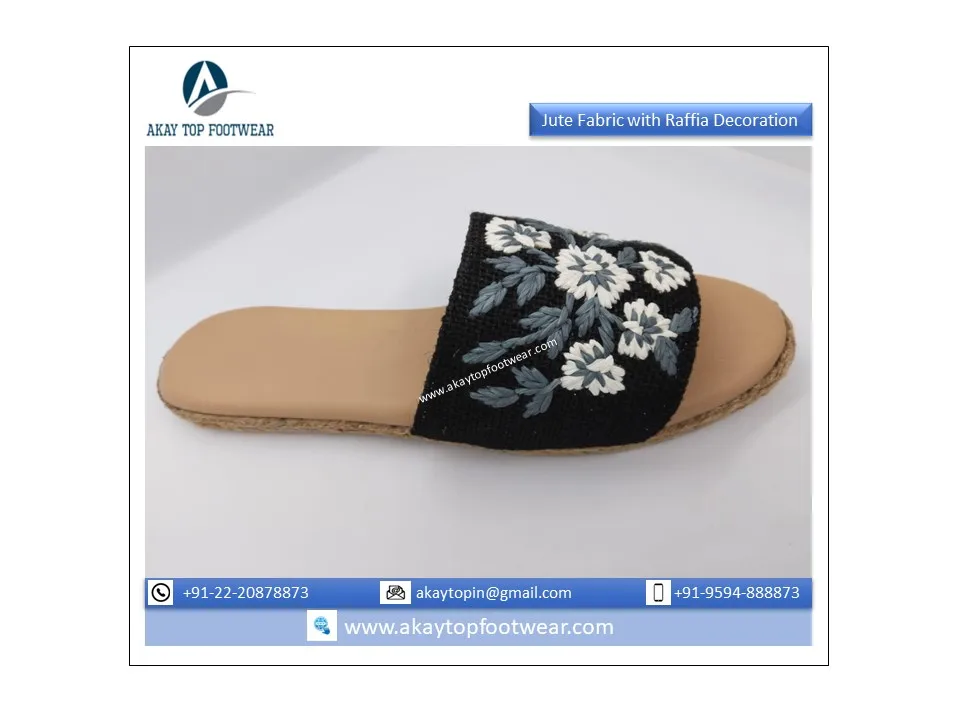 2022 Unique Design Fashion Espadrille Sandals with 6 mm Eva and Napa Goat Leather in Sock Available in Genuine Market Price