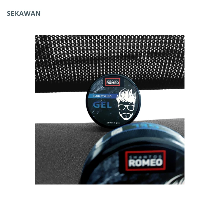 Private Label Available Medium Hold Normal Hair Smooth and Natural Hair Gel for Men