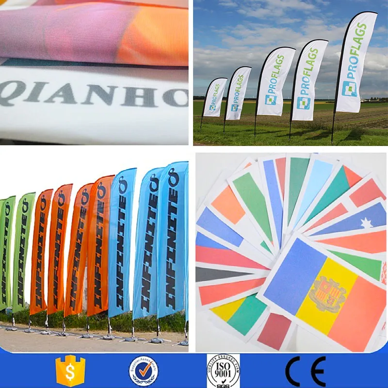 110gsm Outdoor Polyester Flag Fabric for Inkjet Printer Eco-Solvent Printable Backlit Material Film Paper Type Shoe Fabrications