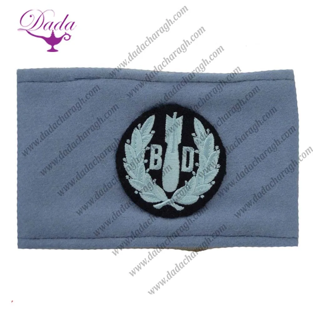 BOMB DISPOSAL (BD) - ARMLET - EXPLOSIVE ORDINANCE DISPOSAL  (RLC) BADGE