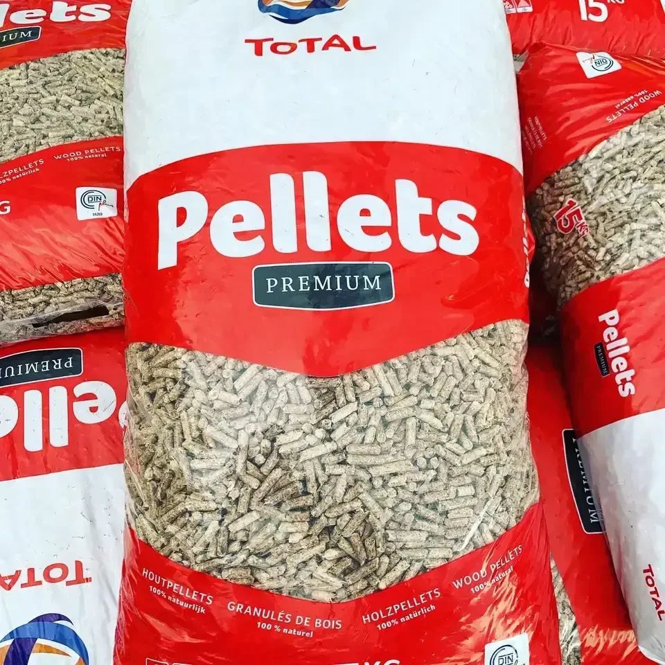 A1 Premium Wood Pellets 6mm 8mm | Big Bag or 15 kg bags | Fuel Oak/ Pine Wood Pellets (BSL Approved Wood Pellets In 15kg bags)