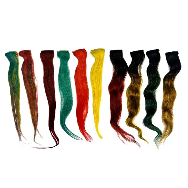 One Clip or Highlighter Virgin Remy Single/Double Drawn Hair Extensions Raw Cuticle Aligned Hair 100% Wholesale Rates 30 Inches