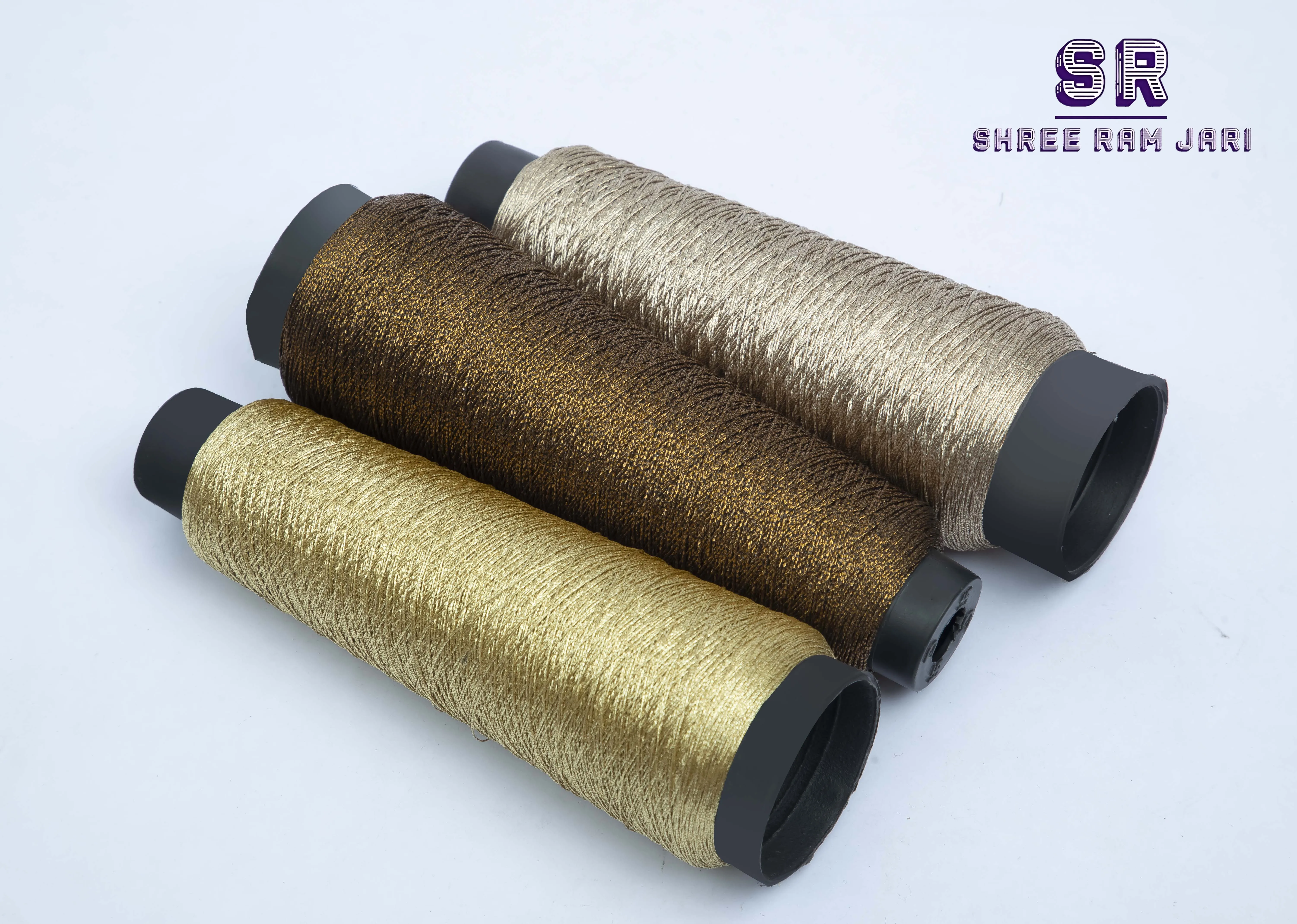 Factory High Quality Manufacturing Price 6 PLY Polyester Threads Metallic Yarn | CL= COPPER Direct from Indian Custom Package