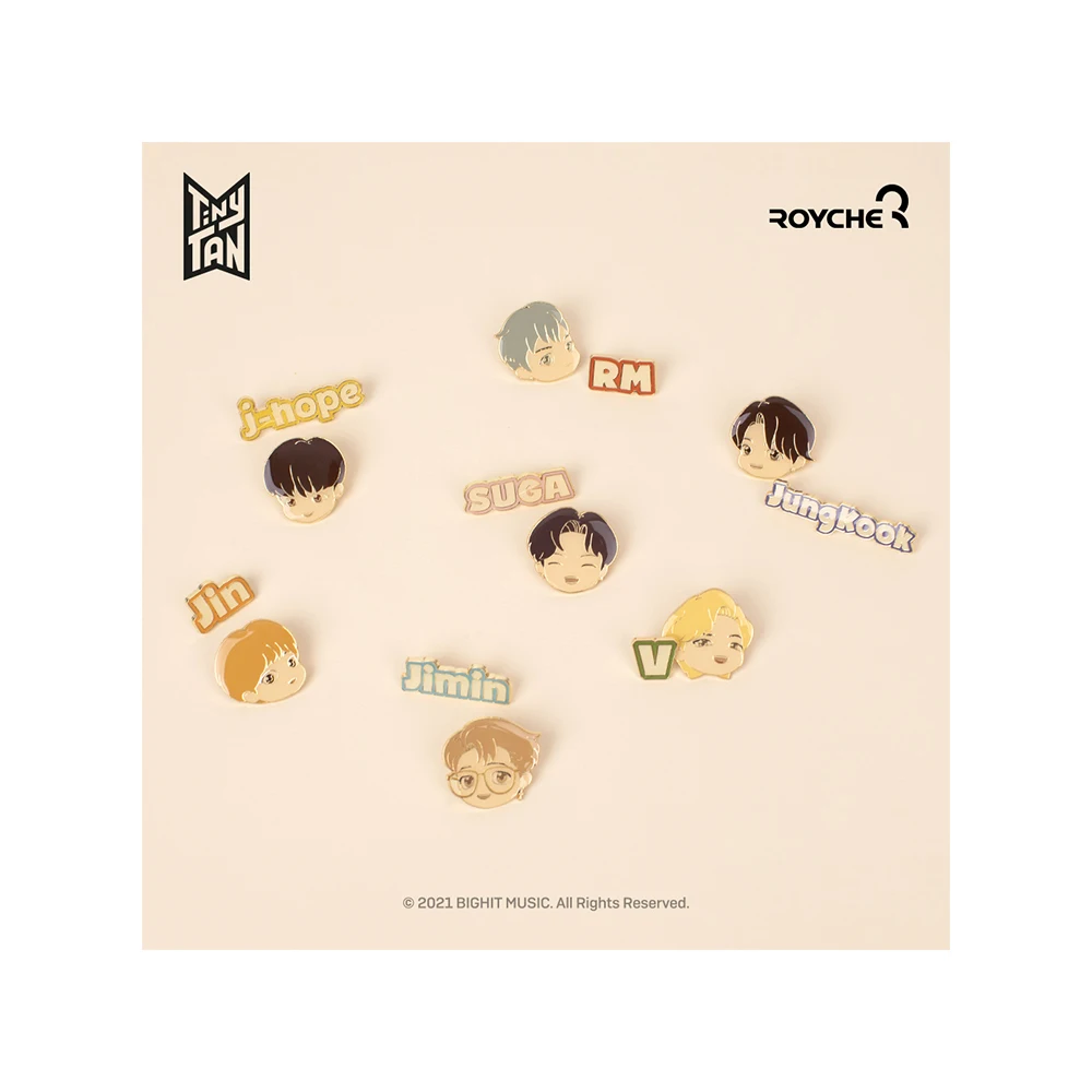 BTS Tiny Tan Dynamite Pin Badge Metal Type Delivery from Korea on the fastest way Good Product in The Korea