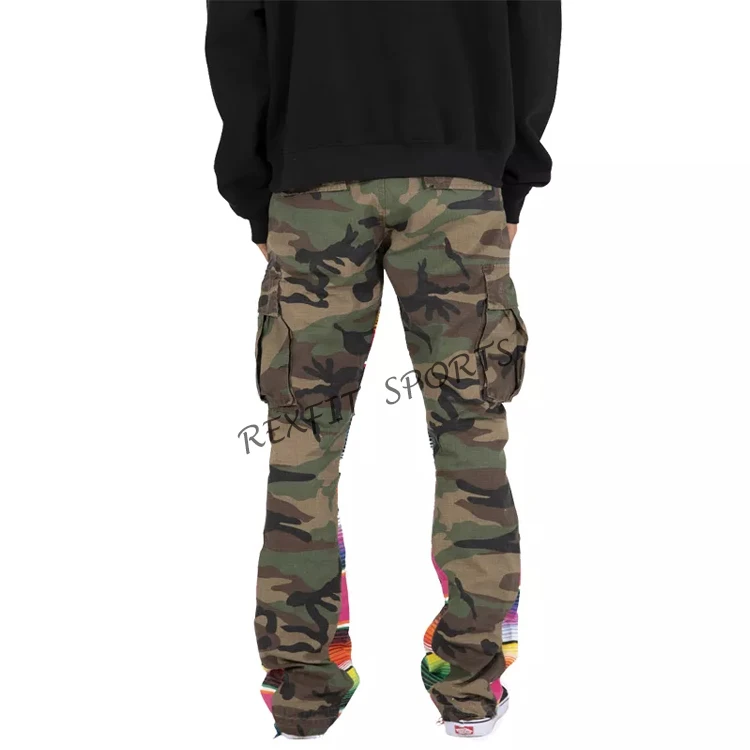 New Custom Wholesale Men Fashionable 100% Cotton High Quality Slim Fit Style Pants Flare Sweat Pants