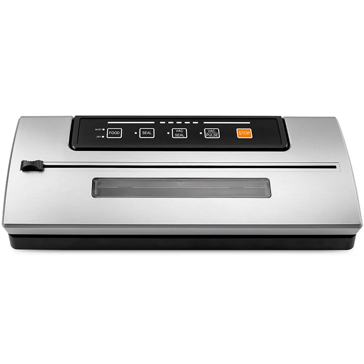 VS2201 Multifunction Commercial Vacuum Food Sealer Automatic Vacuum Sealer Machine for Food Preservation with Build-in Cutter