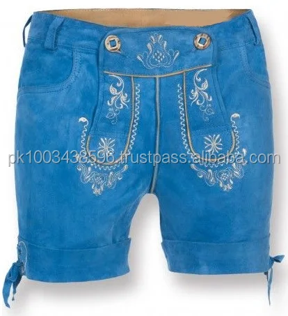 High Quality Herren Damen Frau Kurz Trachten Lederhosen - Oktoberfest Shorts - Bavarian 2024/25