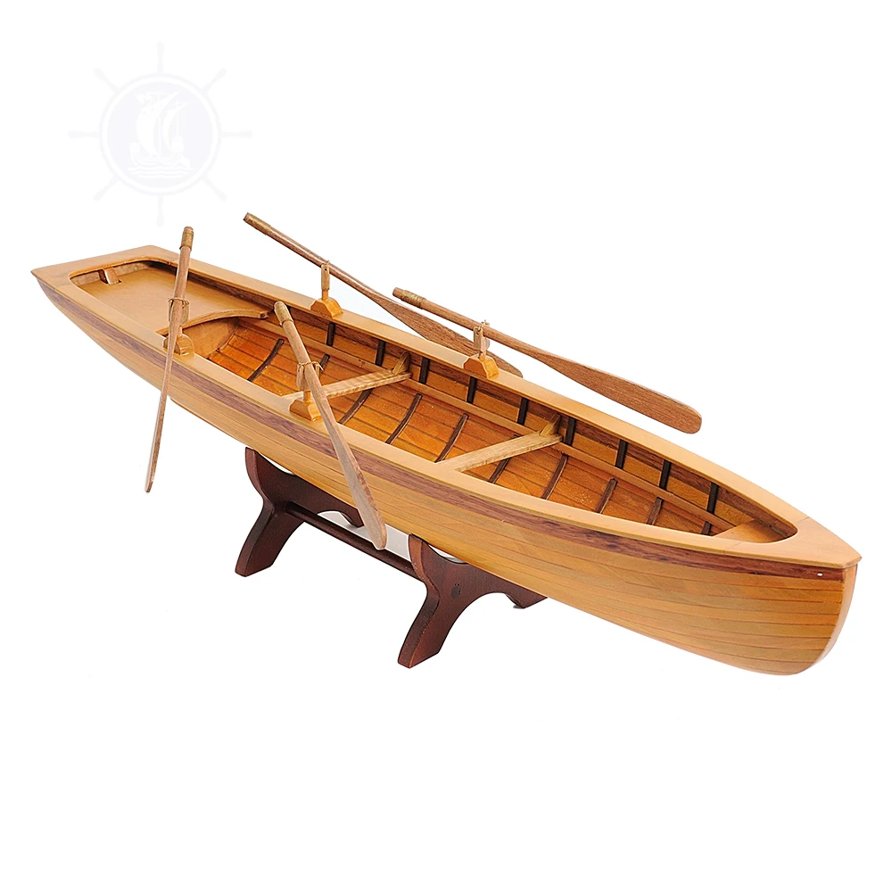 Whitehall Tender Model Ship 60 cm Handcrafted Wooden Replica with Display Stand, Collectible, Decor, Gift, Wholesale