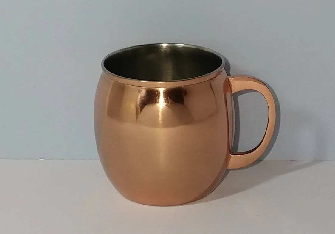 Premium 100% Solid Copper Moscow Mule Mugs - Exquisite Craftsmanship for Authentic Refreshment