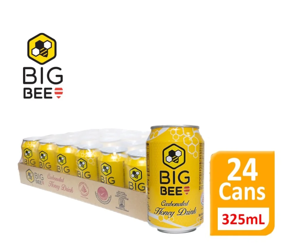 Acacia Big Bee Natural Honey Drink 325ml Clear Royal VIP Malaysia Honey Refreshing Low Sugar Healthier Choice Halal for Sport