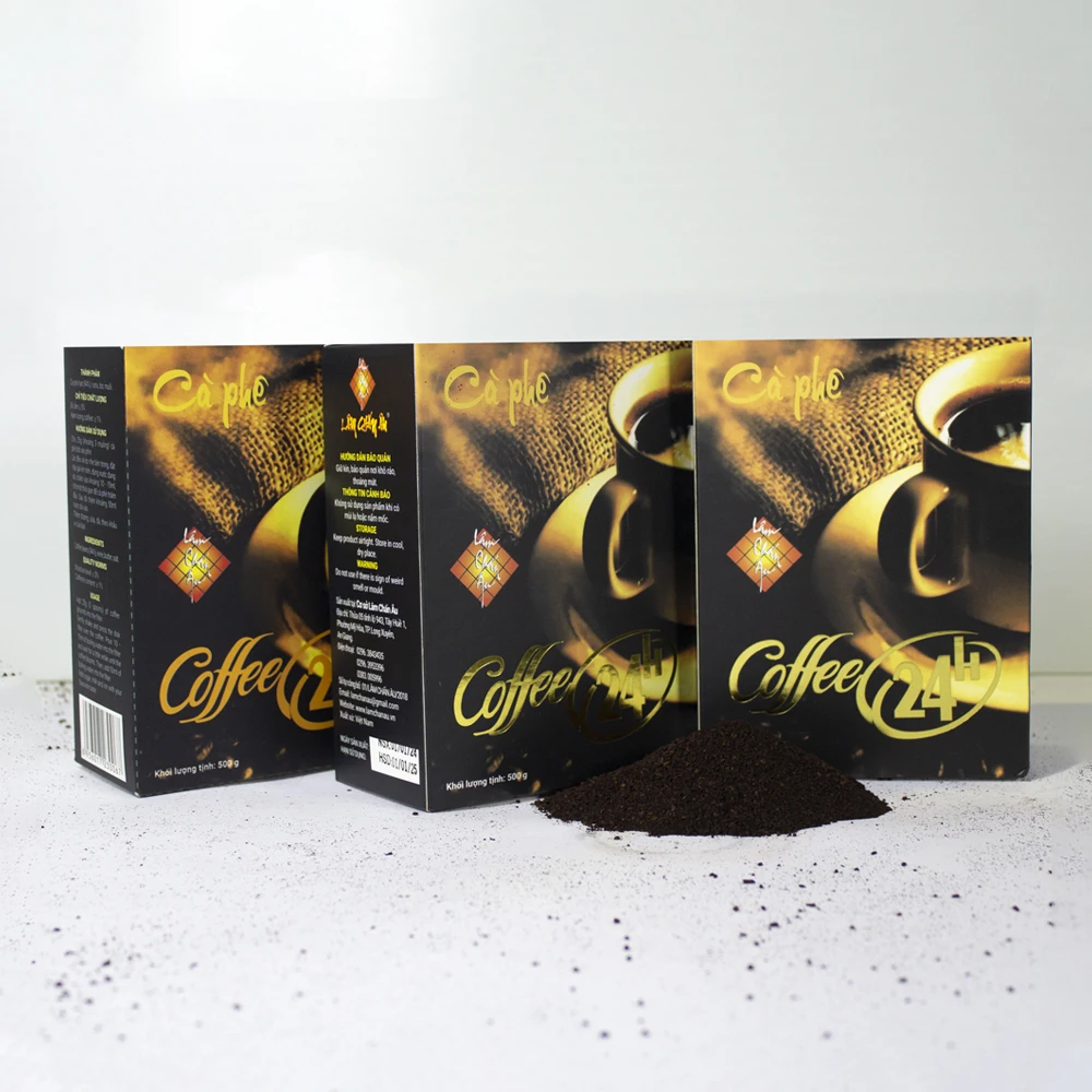New Arrival Hot Selling Coffee Powder Box Best Seller for Boiling Water Use Ground Coffee from Vietnam Supplier Ground Coffee