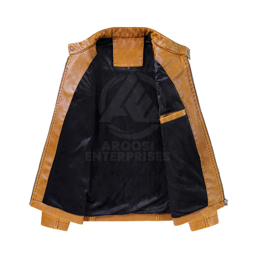 Top Selling Men Winter Sheep Leather Jacket Pakistan Best Quality Men Winter Leather jacket
