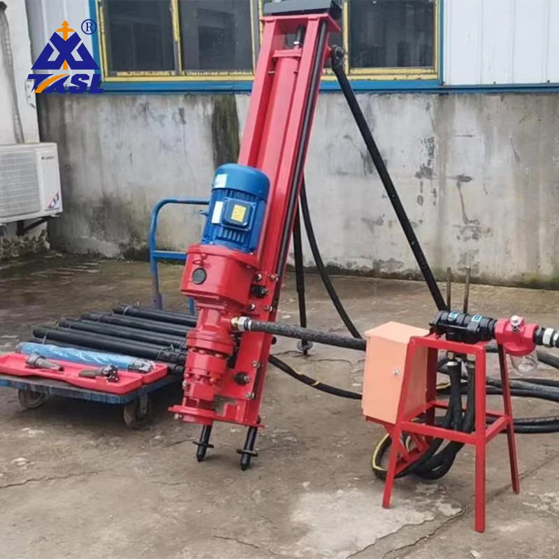 Rock buster drill rig dth drilling equipment tractor mounted dth machine