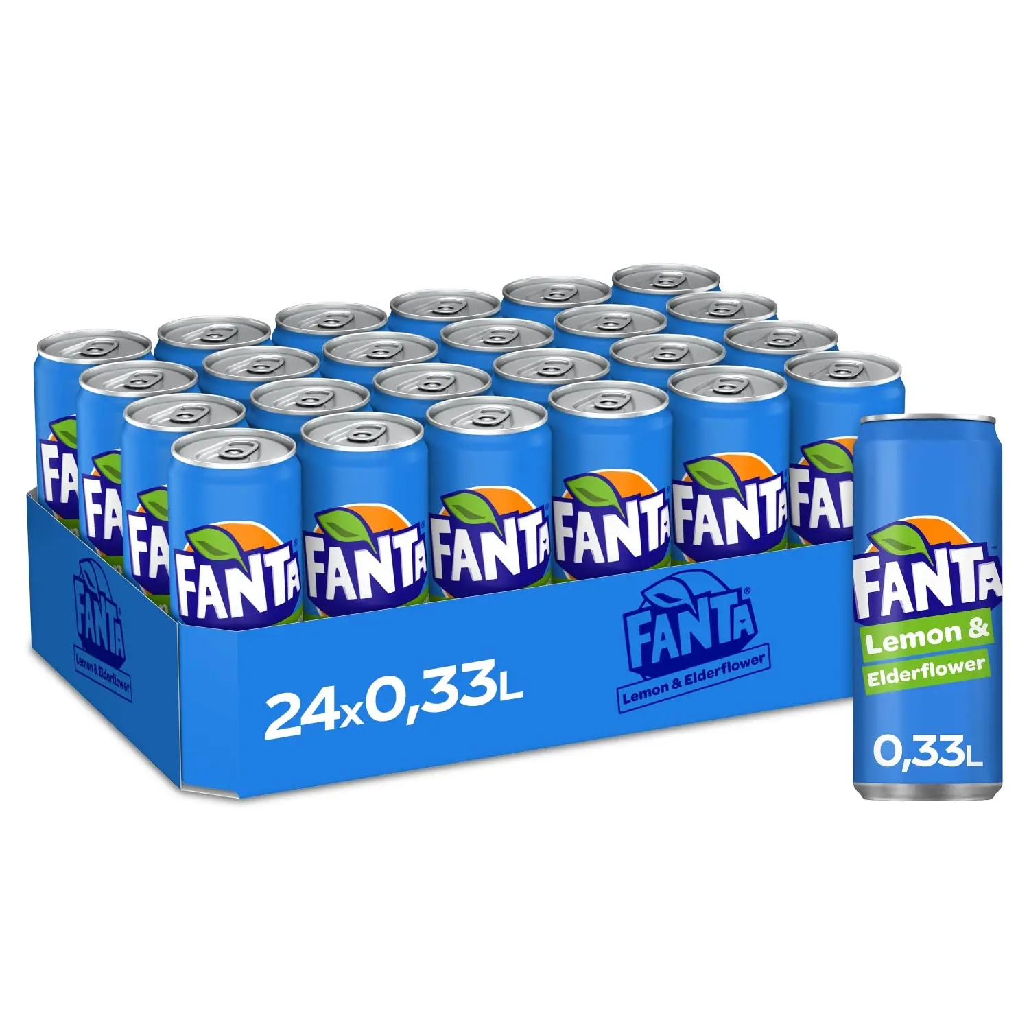 Fanta лимон и эльдерцветок