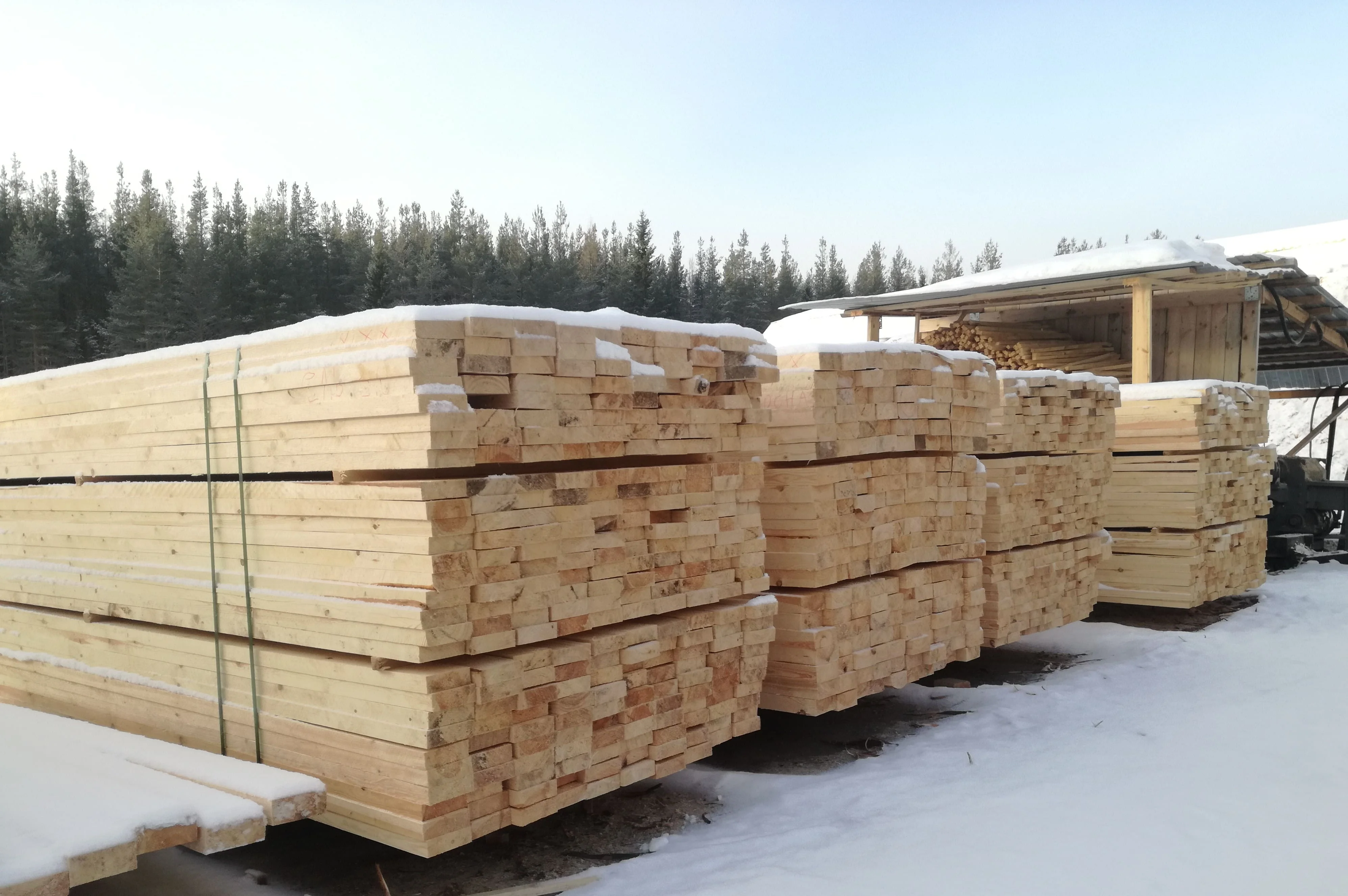 Wholesale Spruce Edged Wooden Board Timber Lumber Solid Board Industrial Wood For Construction Wooden Planks