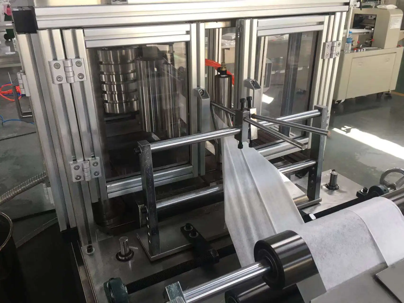 High Speed Automatic Portable Baby Wet Tissue Wiping Towel Folding Making Machine Wet Towel Production Line