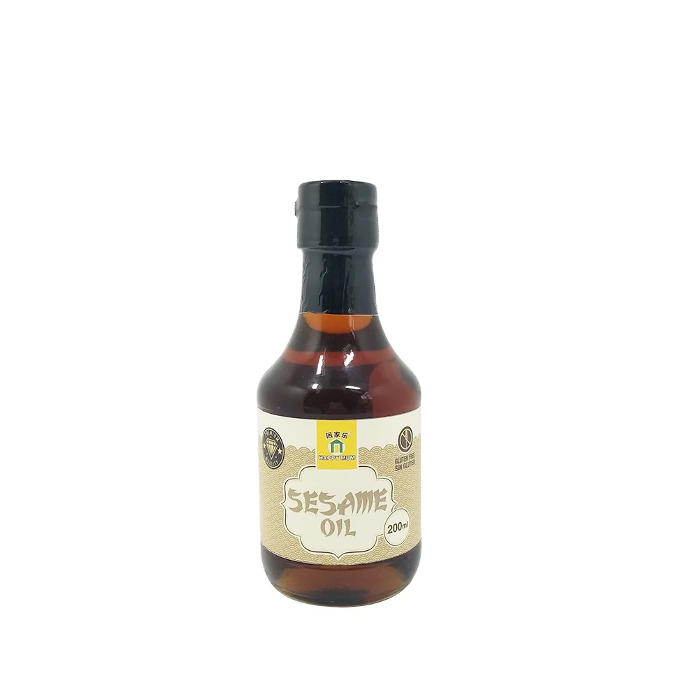 100% Pure Sesame Oil Finishing Oil Drizzle Overcooked Dishes (630ml x 12 bottles) Bulk Sesame Oil Sale For Supermarket