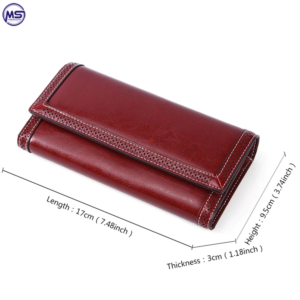 Premium High Quality Cheap Price 2022 Women Custom Size Outdoor Wear Women Leather Wallets
