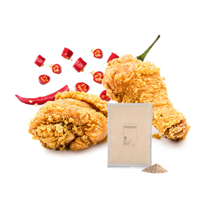 Malaysia Original Fried Seasonal Hot Spicy Chicken Marinade Coating Batter Mix Flour Powder for Fry Chicken