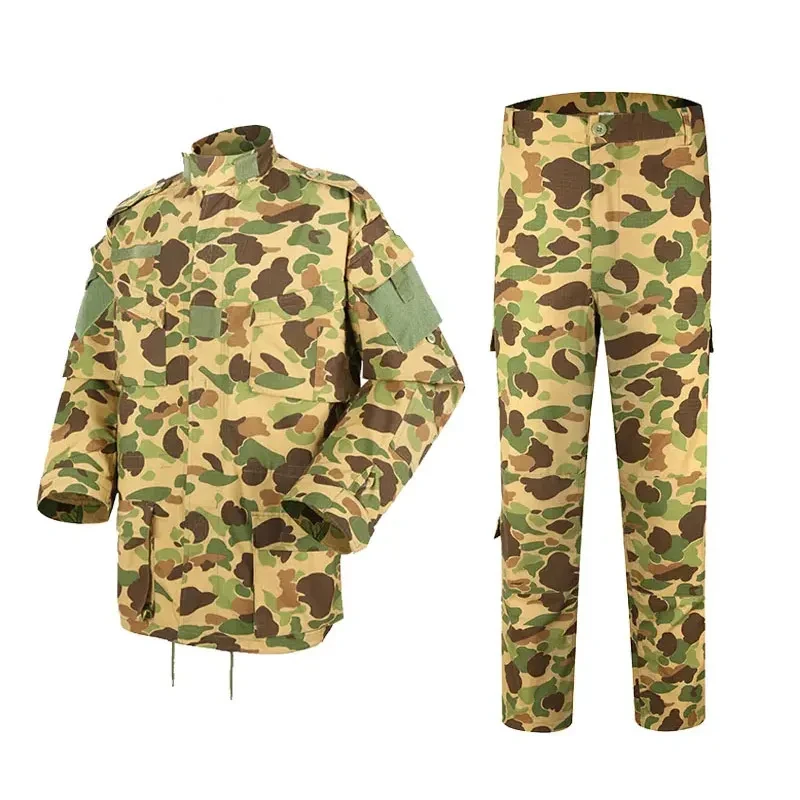 Breathable plus size Hunting Uniform Sets Combat Suit Wear Men Tactical Clothing Long Sleeve Shirt Cargo Pants