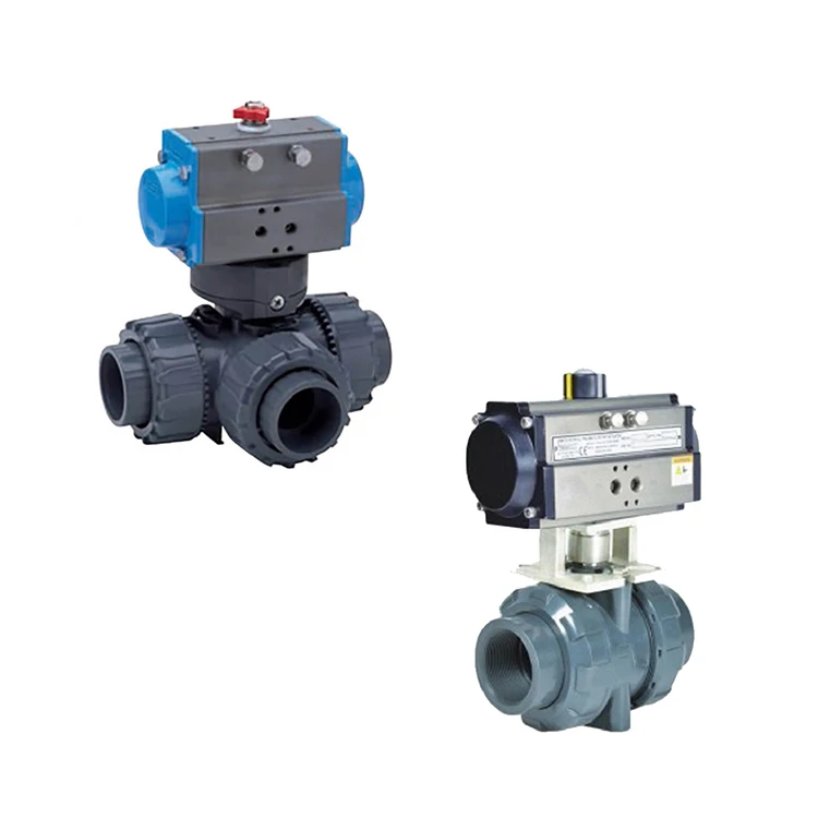 Robust Industrial Design Pneumatic Actuator UPVC Ball Valve And Other Heavy Duty Valves At Best Price