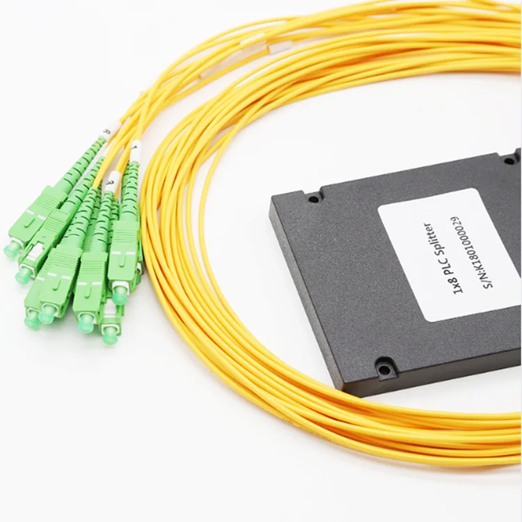 1x4 1x8 1x16 1x32 1x64 Fiber optic equipment 1260 to 1650nm ftth optical fiber plc splitter