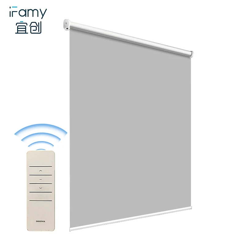 Motorized Roller Blinds Manufacturer WiFi Blackout Roller Shades Smart Shutters for Window