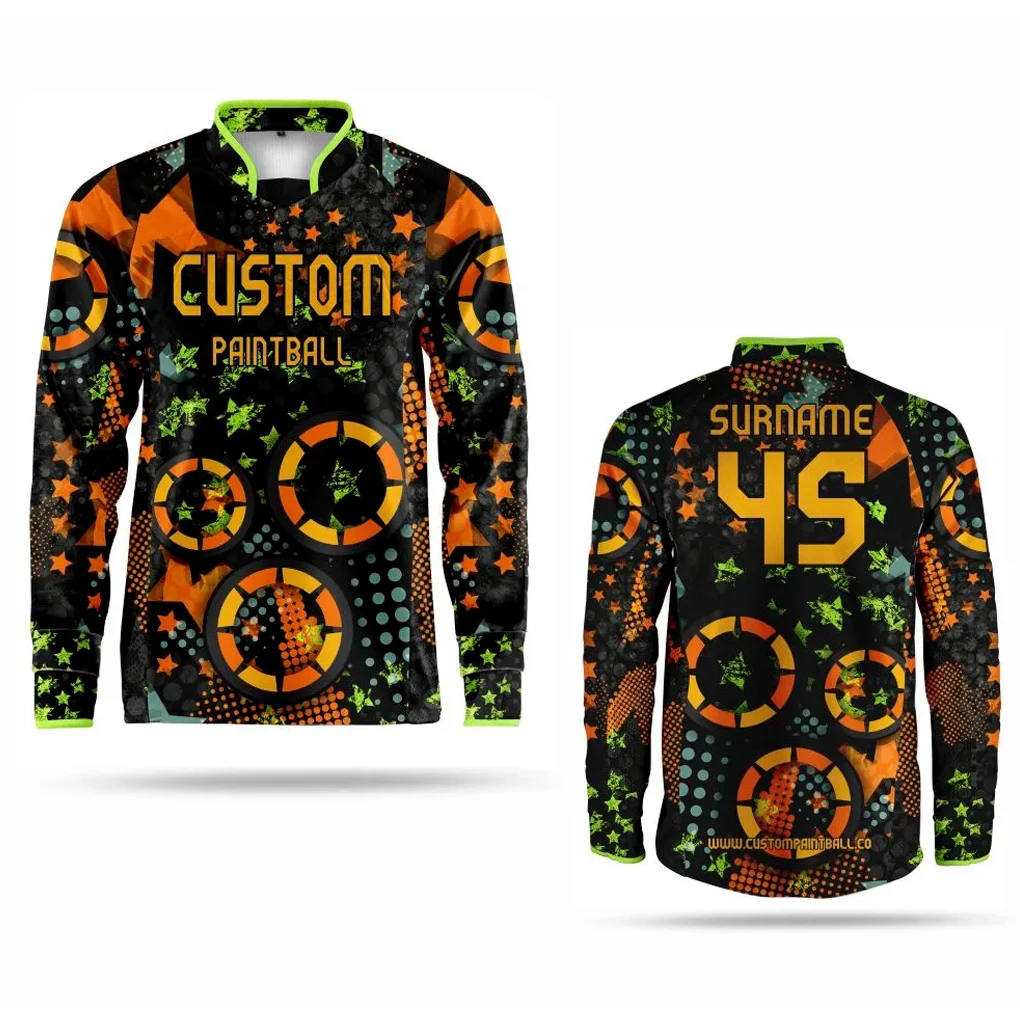 Make Your Own Logo Cheap Price Bestselling Paintball Jerseys Competitive Price Factory Made Premium Quality Paintball Jerseys