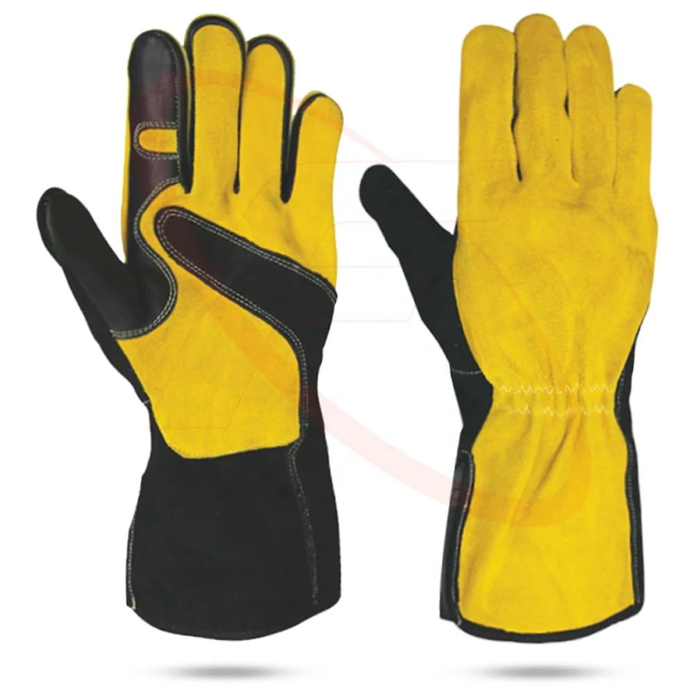 Top Quality Tig Welding Gloves in Premium Goatskin Leather Argon Gloves Hand Protection Gloves for Welders