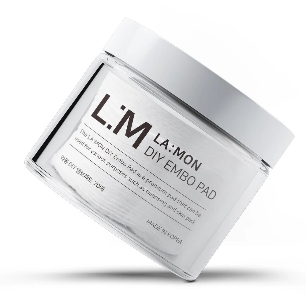 LA:MON DIY EMBO PAD easy to carry and use with specialized container double sided type sufficient package made in Korea