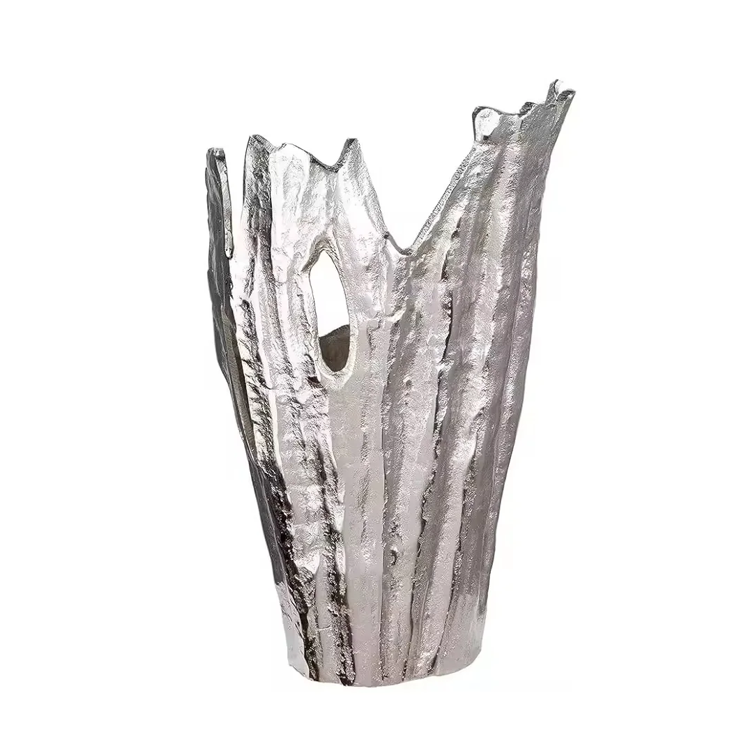 Decorative Metal Vase Wedding Centerpiece Wholesale Metal Gold Flower Vase Aluminum Flower Table Pot Modern Home Decoration Vase