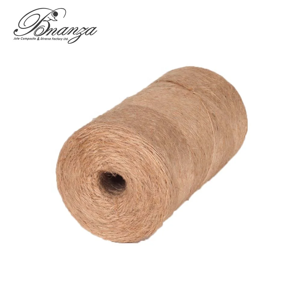 Top Selling Cheap Price 9.5 LBS 1 PLY Natural Color Jute Yarn Manufacturer From Bangladesh