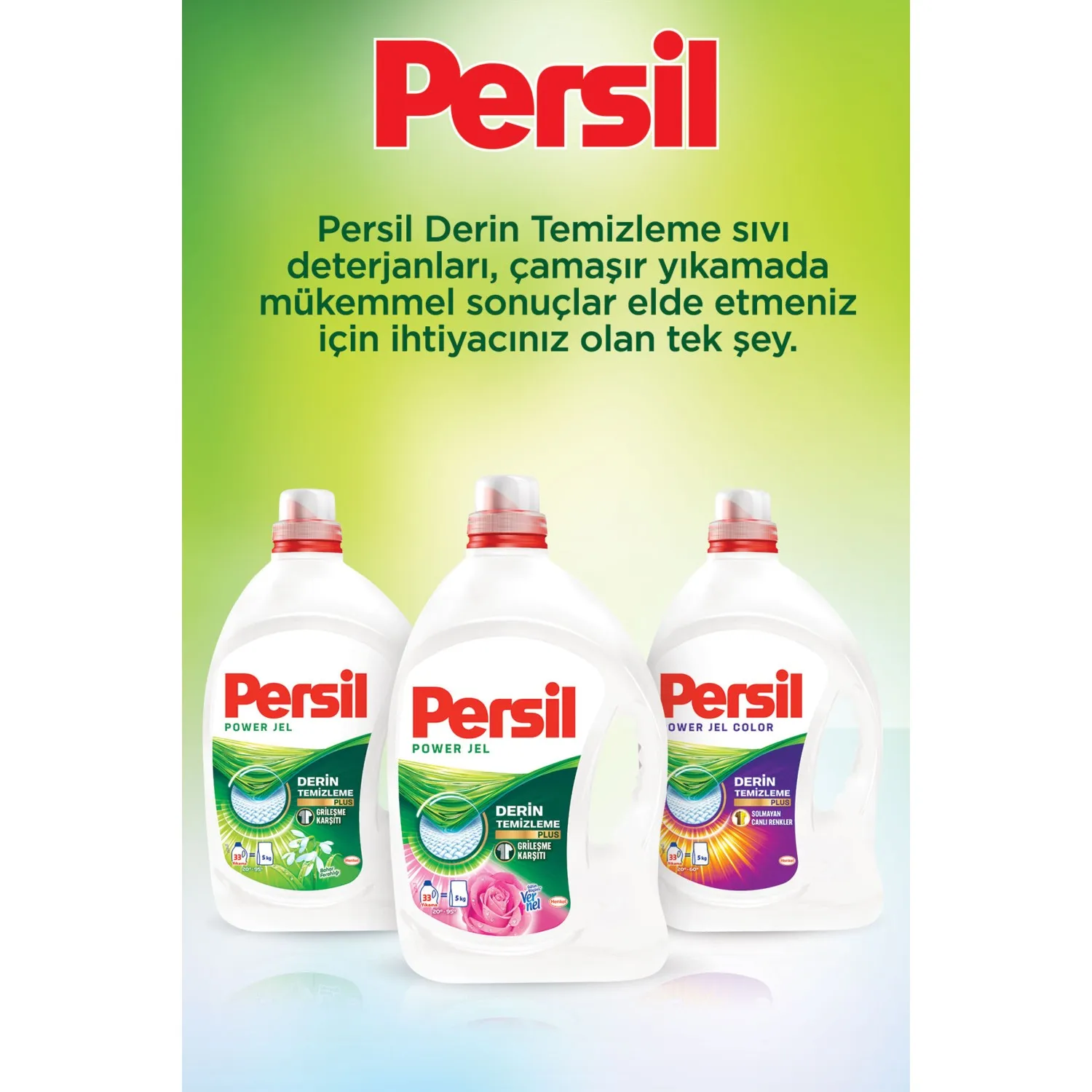 Persil Laundry Detergent Liquid  Spring Color  ALL Type and ALL Size