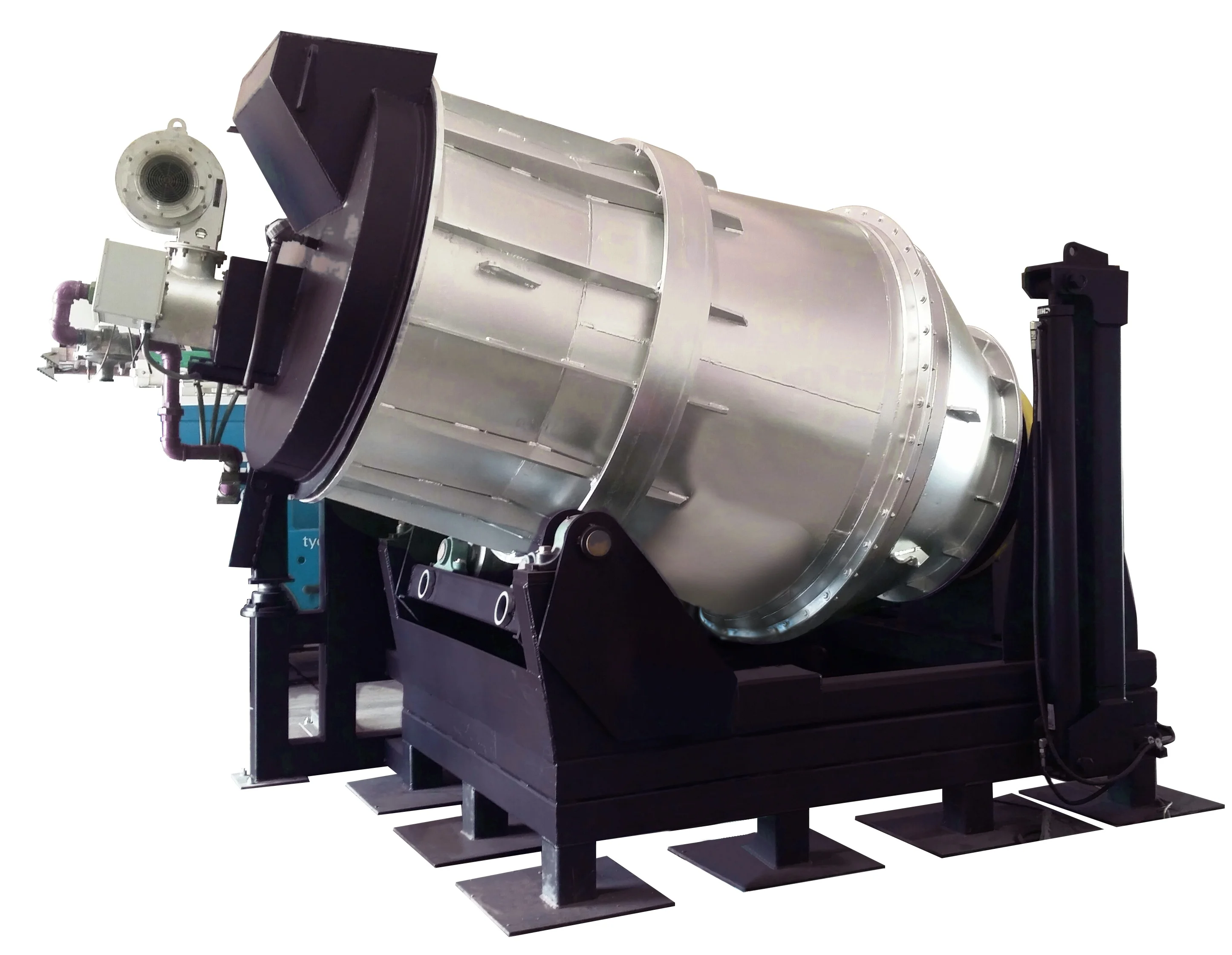 Oil Fired Operated Rotary furnace for lead smelting for Scrap Lead Waste and Lead Slag Dross Recycling at Affordable Price