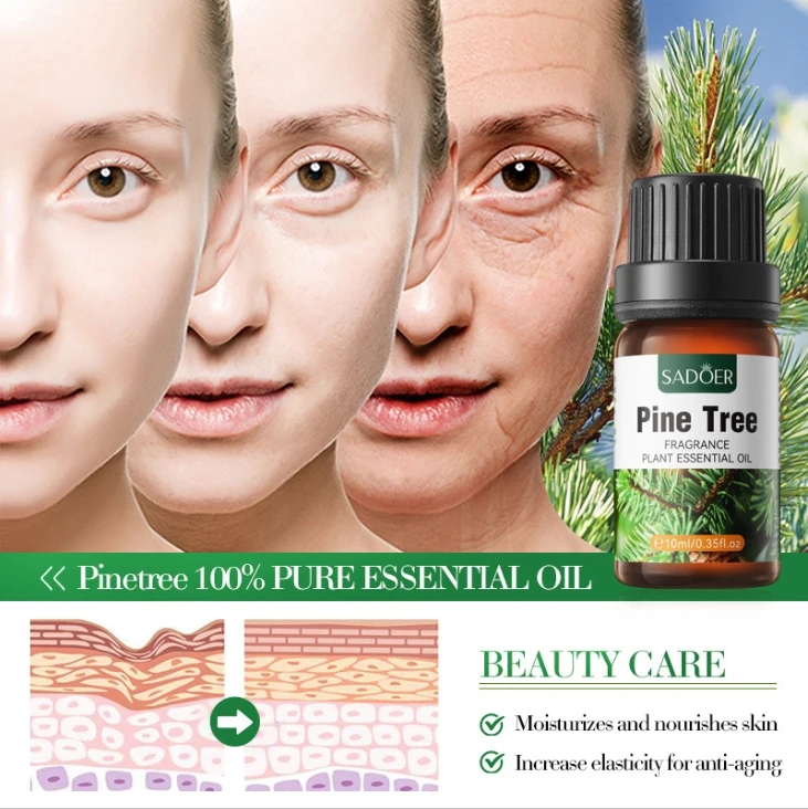Full English Plant Fragrance Essential Oil SADOER Pine Nourishes Skin Body Essence