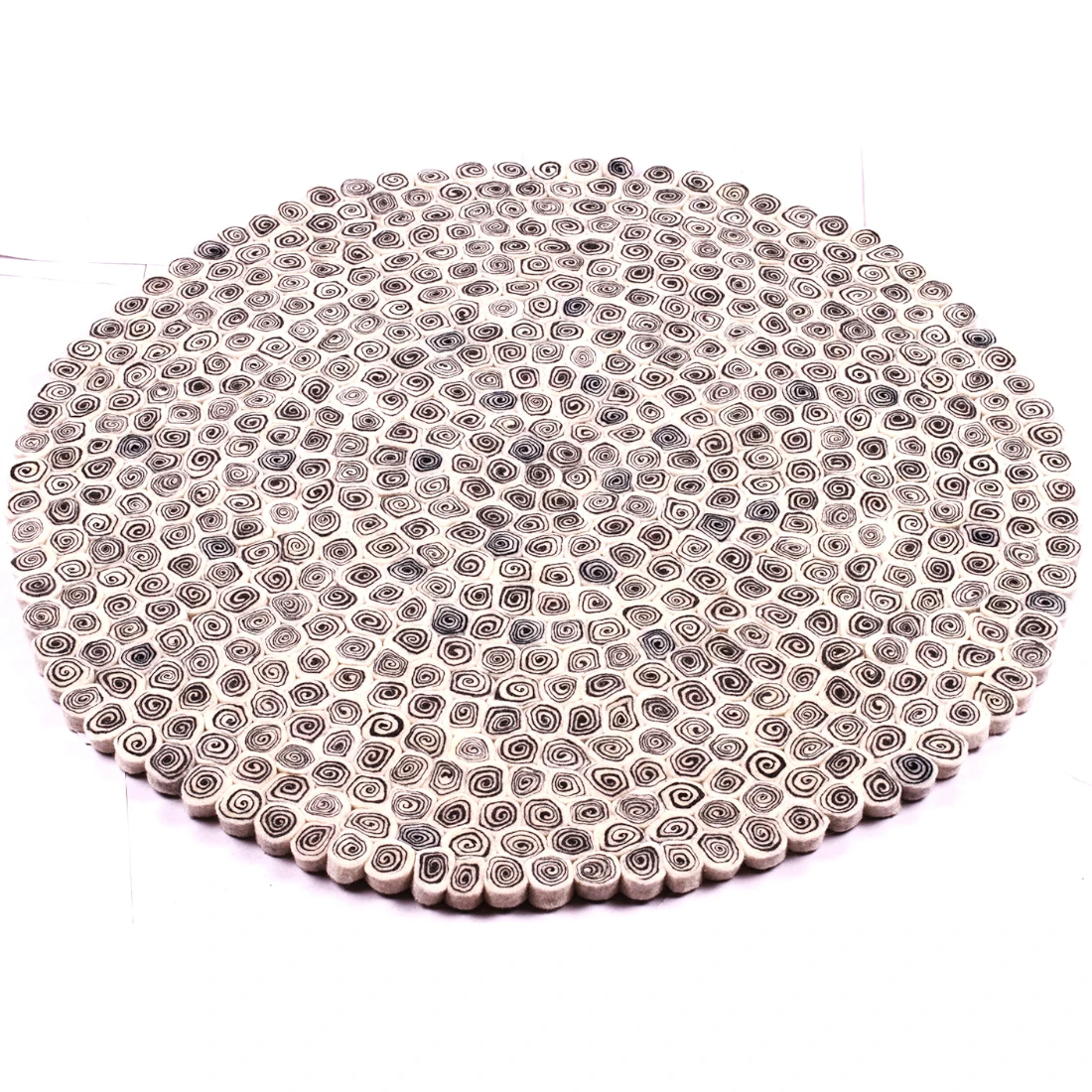 Handmade in Nepal Felt Ball Rugs/Carpets