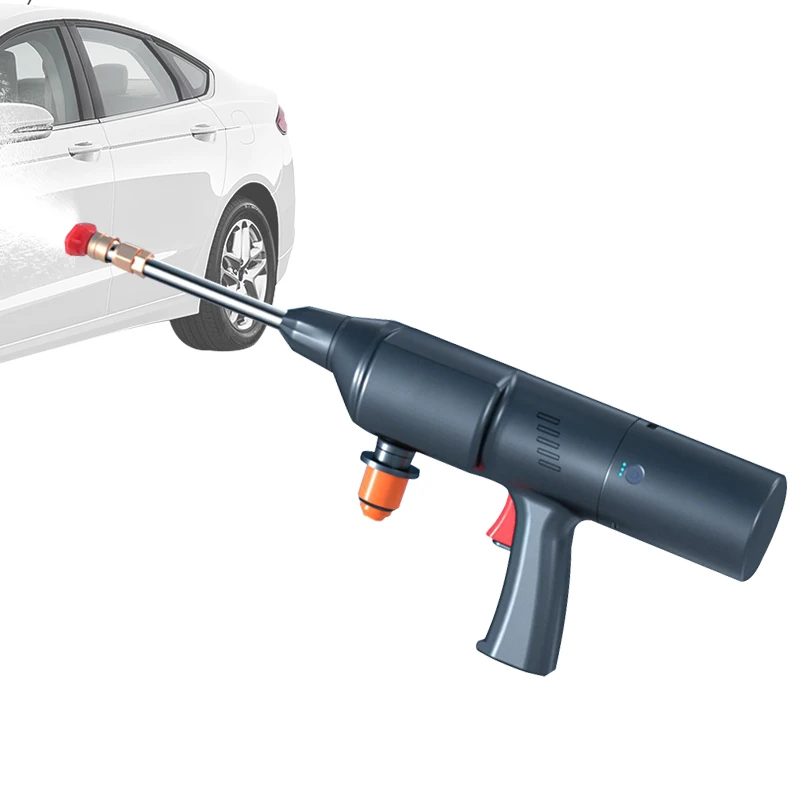 Portable powerful high pressure 24V lithium cordless wireless car wash water jet foam gun car washer with battery