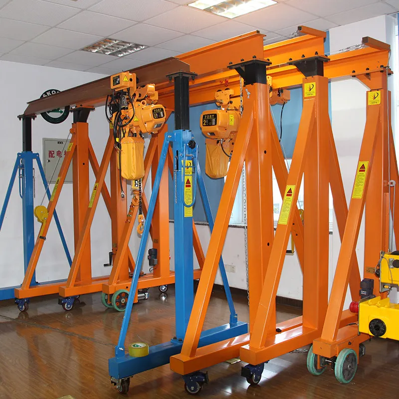 Factory direct 2ton 3tons 5tons Steel Gantry Crane workshop Gantry Crane for Sale