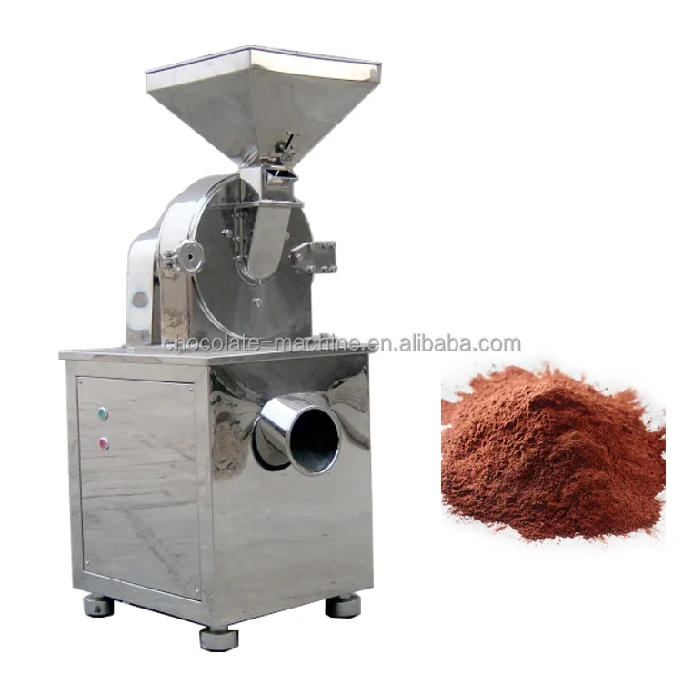 Cocoa bean roast machine make cocoa butter and powder
