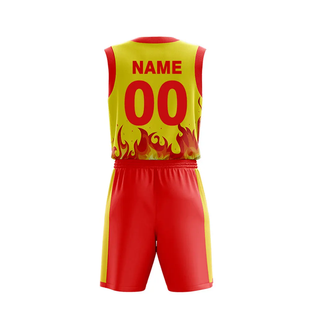 High Quality Men Sports Customized Basketball Kit Team Club Basket Ball Uniform Sports Wear Basketball Uniform