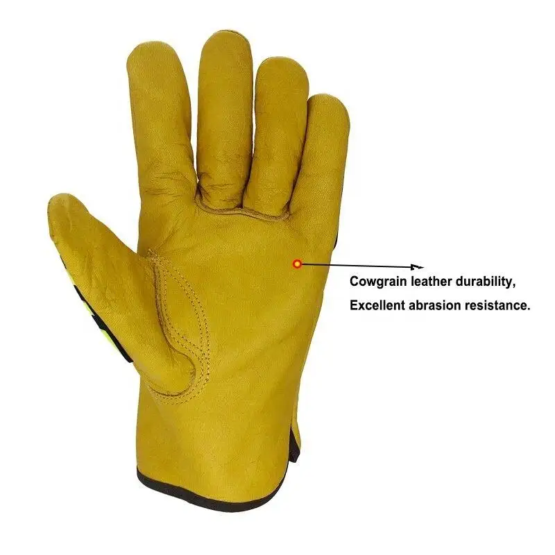 High Quality Mechanical Safety TPR Impact Gloves Cheap Price Industrial Work Mechanic Gloves