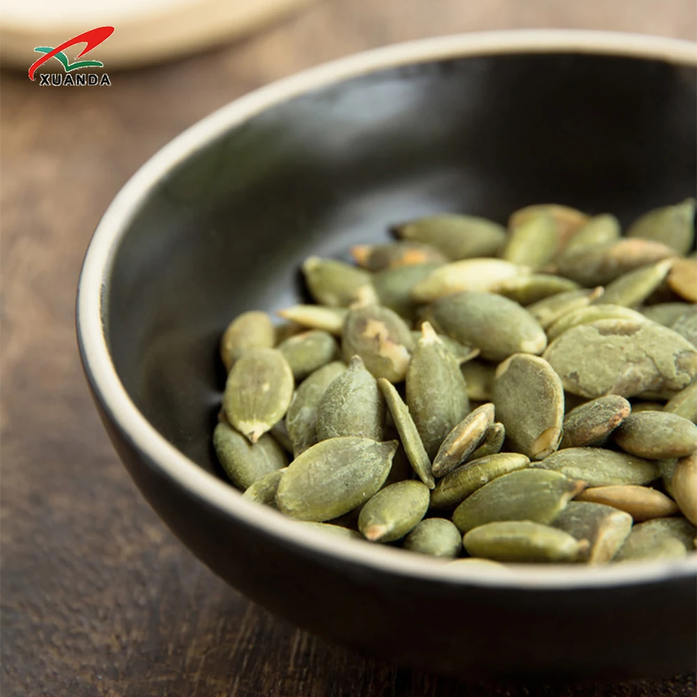 3-тонные Блестящие Зеленые тыквенные ядра семян низкая цена прямая китайская фабрика сырые сушеные закуски съедобные ингредиенты