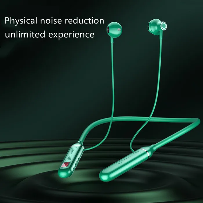 Wholesales Magnetic Earbuds Wireless Sports Earphones Neckband Headphones Neck Hanging Headset