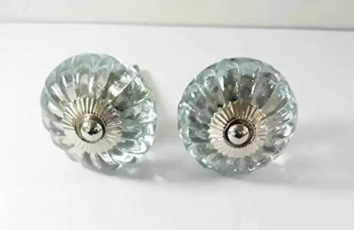 Direct Factory Supply Antique Style Glass Door Knobs for Furniture Decoration Available in Export from India