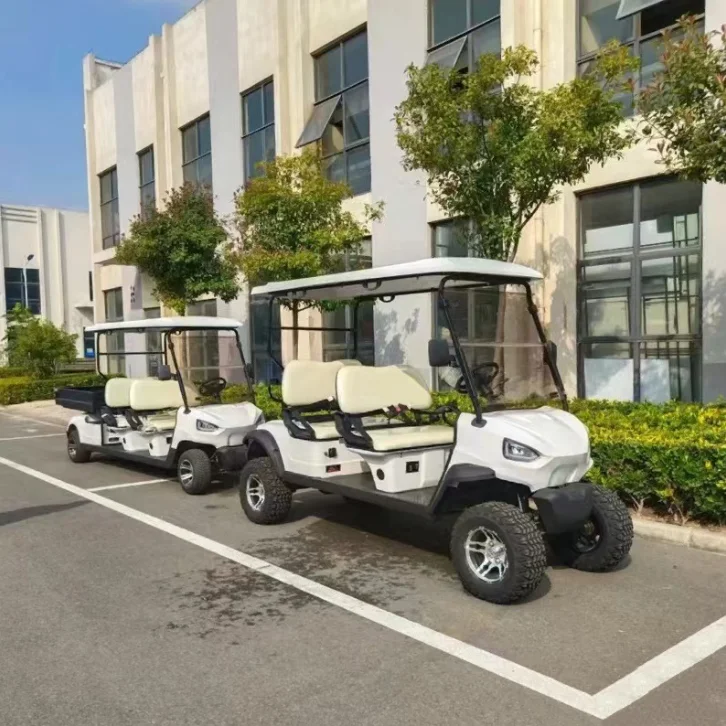 Factory supply prices electric golf cart 4 seater electric golf buggy lithium battery good quality club car cheap golfcart