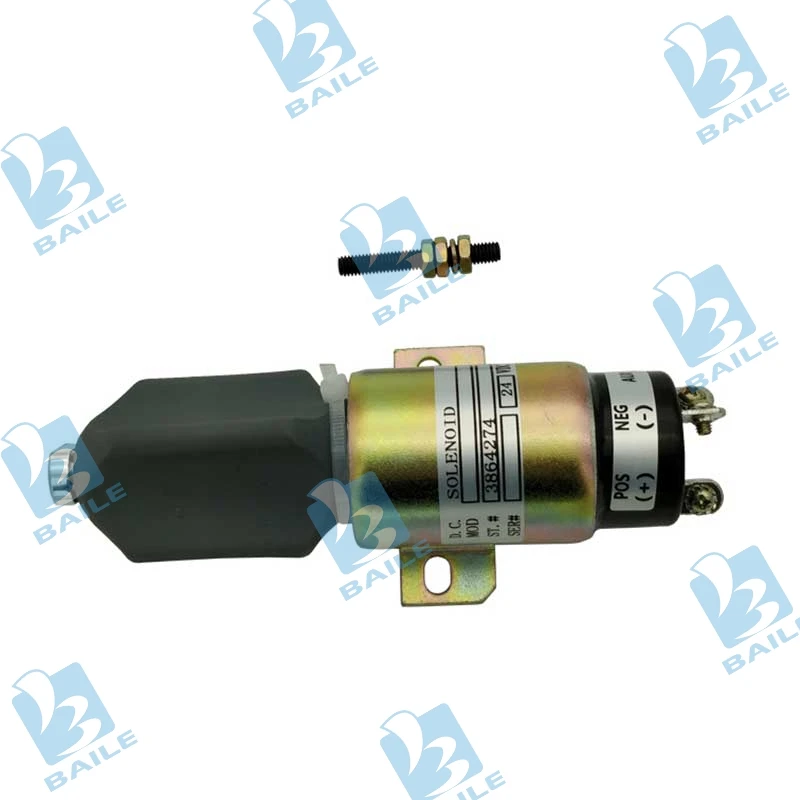 Соленоид отключения топлива 12V 24V 1751ES-12E7U1B1S5 3864274 1751-12E7U1B1S5A для PC60-7 PC120-7 PC200-7 WA320-5 R215-9