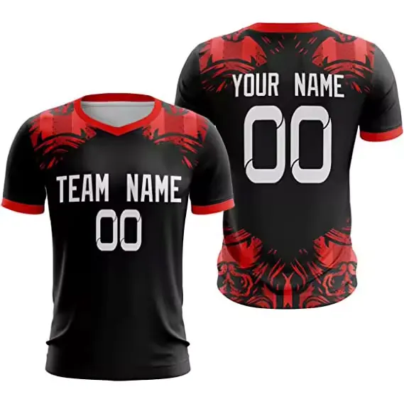 2022 Soccer Jersey United City Team Soccer Jersey 100% Polyester Custom Brand Logo Sublimation Reversible Football Jersey