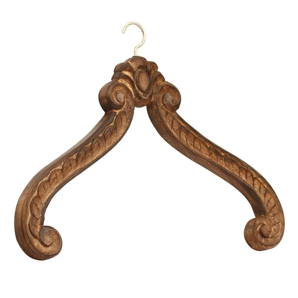 Wholesale Garment Hanger Natural Colour Custom Wooden Hanger For Clothing Storage Cloths Hanger With Hook Customized Logo