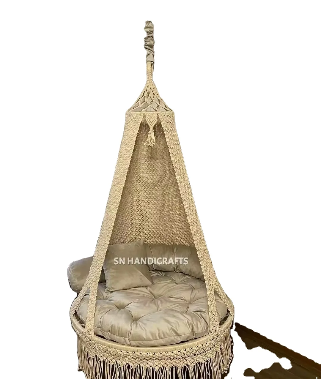 Handmade Macrame Boho Baby Swing Chair